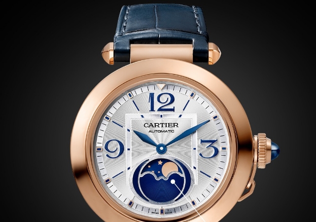這只卡地亞全新月相表，氣質拿捏了（圖）