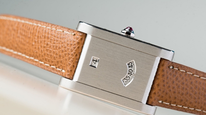 經(jīng)典巡禮   卡地亞TankàGuichets腕表（圖）